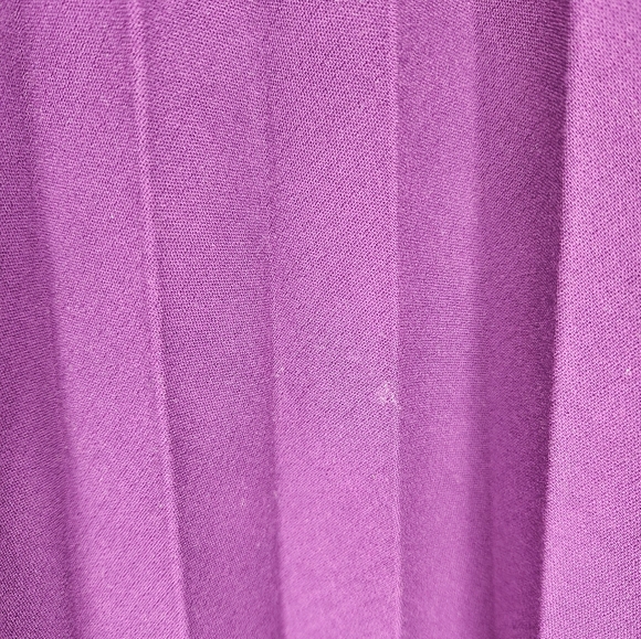 Kate Spade Purple Pleated Full Skirt Size 6 - Picture 3 of 5